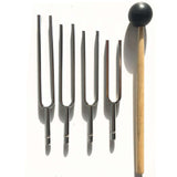 Maxbell 4Pcs Tuning Fork Set for Yoga Tuner Forks for Singing Practice Classroom Use style A