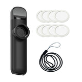 Maxbell Kazoo Musical Accompaniment Adjustable Tone for Kids Music Lovers Gift Prize Black