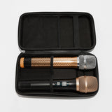 Maxbell Microphone Storage Case EVA Zipper Carry Bag for Business Camping Travelling