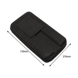 Maxbell Microphone Storage Case EVA Zipper Carry Bag for Business Camping Travelling