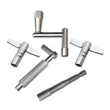 Maxbell 5Pcs Drum Keys with Wrench for Snare Drum Percussion Instruments Accessories