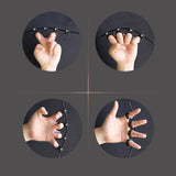 Maxbell Guitar Finger Expansion Universal Portable Device Hand Grip  black and M