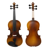 Maxbell Solid Wood Violin Acoustic Violin 4/4 Violin for Birthday Concert Practicing
