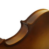 Maxbell Solid Wood Violin Acoustic Violin 4/4 Violin for Birthday Concert Practicing