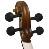 Maxbell Solid Wood Violin Acoustic Violin 4/4 Violin for Birthday Concert Practicing