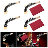 Maxbell Alto Saxophone Neck Durable Sax Replacement Part Brass for Alto Saxophone Golden