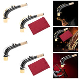 Maxbell Alto Saxophone Neck Durable Sax Replacement Part Brass for Alto Saxophone Golden