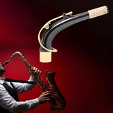 Maxbell Alto Saxophone Neck Durable Sax Replacement Part Brass for Alto Saxophone Golden