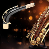 Maxbell Alto Saxophone Neck Durable Sax Replacement Part Brass for Alto Saxophone Golden