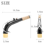 Maxbell Alto Saxophone Neck Durable Sax Replacement Part Brass for Alto Saxophone Golden