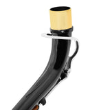 Maxbell Alto Saxophone Neck Durable Sax Replacement Part Brass for Alto Saxophone Golden with Cloth