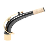Maxbell Alto Saxophone Neck Durable Sax Replacement Part Brass for Alto Saxophone Golden with Cloth