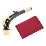 Maxbell Alto Saxophone Neck Durable Sax Replacement Part Brass for Alto Saxophone Golden with Cloth