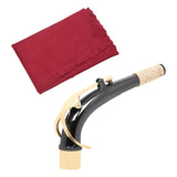 Maxbell Alto Saxophone Neck Durable Sax Replacement Part Brass for Alto Saxophone Golden with Cloth