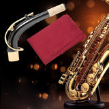 Maxbell Alto Saxophone Neck Durable Sax Replacement Part Brass for Alto Saxophone Golden with Cloth