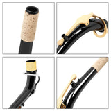 Maxbell Alto Saxophone Neck Durable Sax Replacement Part Brass for Alto Saxophone Golden with Cloth