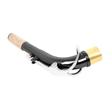 Maxbell Alto Saxophone Neck Durable Sax Replacement Part Brass for Alto Saxophone Argent