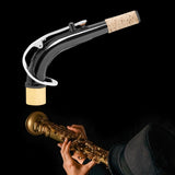 Maxbell Alto Saxophone Neck Durable Sax Replacement Part Brass for Alto Saxophone Argent