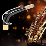 Maxbell Alto Saxophone Neck Durable Sax Replacement Part Brass for Alto Saxophone Argent