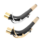 Maxbell Alto Saxophone Neck Durable Sax Replacement Part Brass for Alto Saxophone Argent with Cloth