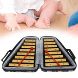 Maxbell Glockenspiel with Mallet Musical Instrument 16 Tone Xylophone for Kids Gifts