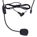 Maxbell Microphone Headset Head Wear Mic for Speech Teacher Teaching Video Recording