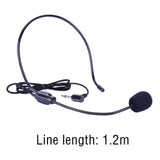 Maxbell Microphone Headset Head Wear Mic for Speech Teacher Teaching Video Recording