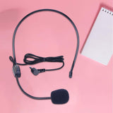 Maxbell Microphone Headset Head Wear Mic for Speech Teacher Teaching Video Recording