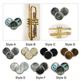 Maxbell Trumpet Gig Buttons Durable Replacement Key Parts for Studio Practicing Club Style A