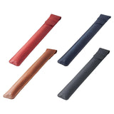 Maxbell Drumsticks Storage Bag Durable Carrying Case Portable Drumstick Leather Case Red