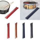 Maxbell Drumsticks Storage Bag Durable Carrying Case Portable Drumstick Leather Case Red