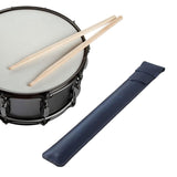 Maxbell Drumsticks Storage Bag Durable Carrying Case Portable Drumstick Leather Case Blue