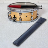 Maxbell Drumsticks Storage Bag Durable Carrying Case Portable Drumstick Leather Case Blue