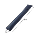 Maxbell Drumsticks Storage Bag Durable Carrying Case Portable Drumstick Leather Case Blue