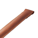 Maxbell Drumsticks Storage Bag Durable Carrying Case Portable Drumstick Leather Case Brown