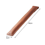 Maxbell Drumsticks Storage Bag Durable Carrying Case Portable Drumstick Leather Case Brown