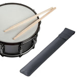Maxbell Drumsticks Storage Bag Durable Carrying Case Portable Drumstick Leather Case Black