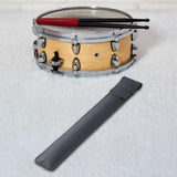 Maxbell Drumsticks Storage Bag Durable Carrying Case Portable Drumstick Leather Case Black