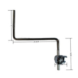 Maxbell Drum Cowbell Clamp Adjustable for Small Cymbals Musical Instrument LP Blocks