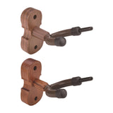 Maxbell Violin Wall Mount Hanger Violin Wall Stand for Music Room Decor Viola Violin Mahogany