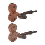 Maxbell Violin Wall Mount Hanger Violin Wall Stand for Music Room Decor Viola Violin Mahogany