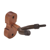 Maxbell Violin Wall Mount Hanger Violin Wall Stand for Music Room Decor Viola Violin Mahogany