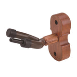 Maxbell Violin Wall Mount Hanger Violin Wall Stand for Music Room Decor Viola Violin Mahogany
