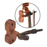 Maxbell Violin Wall Mount Hanger Violin Wall Stand for Music Room Decor Viola Violin Mahogany