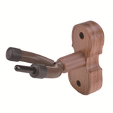 Maxbell Violin Wall Mount Hanger Violin Wall Stand for Music Room Decor Viola Violin Mahogany