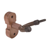 Maxbell Violin Wall Mount Hanger Violin Wall Stand for Music Room Decor Viola Violin Black Walnut