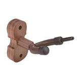 Maxbell Violin Wall Mount Hanger Violin Wall Stand for Music Room Decor Viola Violin Black Walnut