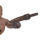 Maxbell Violin Wall Mount Hanger Violin Wall Stand for Music Room Decor Viola Violin Black Walnut