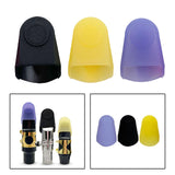 Maxbell Clarinet Cap Maintenance Dustproof Instrument Accessory Mouthpiece Protector black