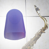 Maxbell Clarinet Cap Maintenance Dustproof Instrument Accessory Mouthpiece Protector Violet